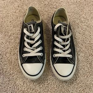 All Star Black Leather Converse